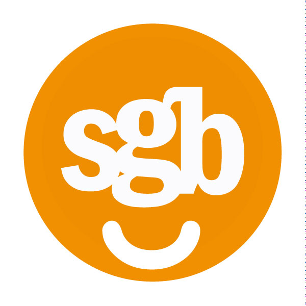 Logo SGB, Sedney Grafisch Buro: Gouden sponsor Dag van de Digitale Toegankelijkheid.